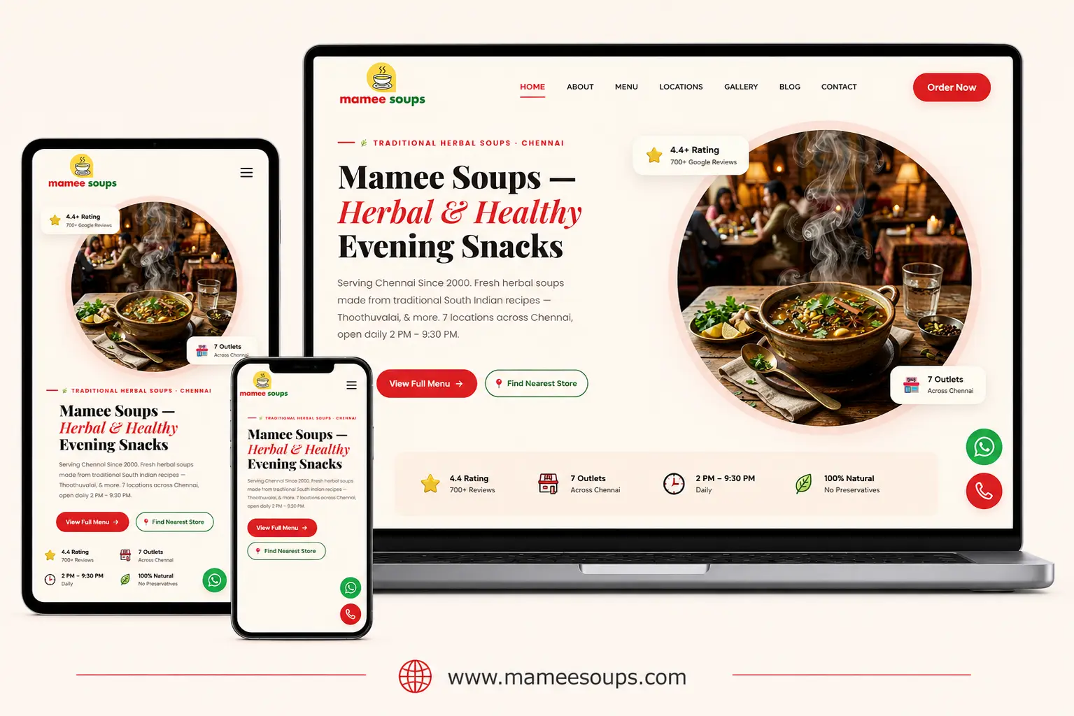 Mamee Soups website by Stack E Systems